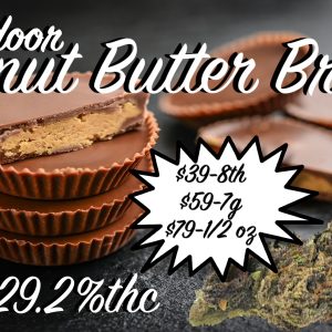 Peanut Butter Breath Indoor - 29%THC - 1/2 oz